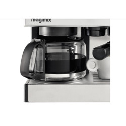 Expresso combiné cafetière MAGIMIX 11423 AUTO CHROME MAT