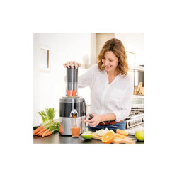 Extracteur de jus MAGIMIX 18085F Juice Expert 3 Chrome et Blanc