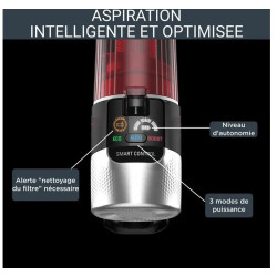 Aspirateur X-FORCE FLEX 9.60 Modèle animal rouge