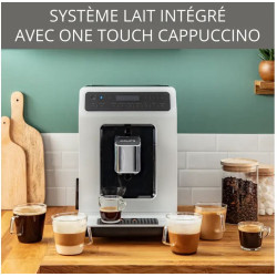 Expresso avec broyeur Krups Evidence EA890110 - Machine à café automatique avec mousseur à lait