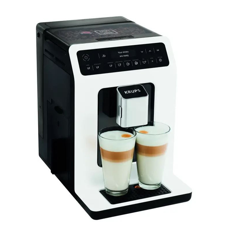 Expresso avec broyeur Krups Evidence EA890110 - Machine à café automatique avec mousseur à lait