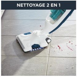 Rowenta Nettoyeur vapeur 2-en-1, Aspire et lave