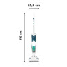 Rowenta Nettoyeur vapeur 2-en-1, Aspire et lave