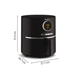 Friteuse à air chaud Moulinex Ultra Fry EZ111810 1600 W Noir