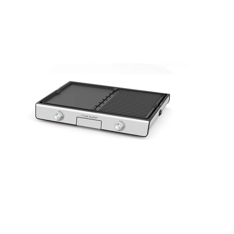 Plancha électrique RIVIERA ET BAR QPL530 réversible à poser