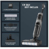 Aspirateur laveur Rowenta Sans fil X-Clean 4 GZ5035WO Noir
