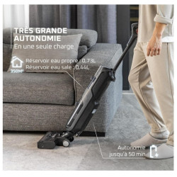 Aspirateur laveur Rowenta Sans fil X-Clean 4 GZ5035WO Noir