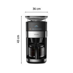 Cafetière filtre programmable Grind Aroma, Broyeur à grains intégré