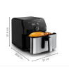 Friteuse sans huile Moulinex Friteuse sans huile air fryer Easy Fry Mega 7,5L