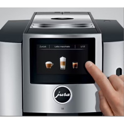 Machine a expresso avec broyeur JURA S8 Chrome Smart Connect