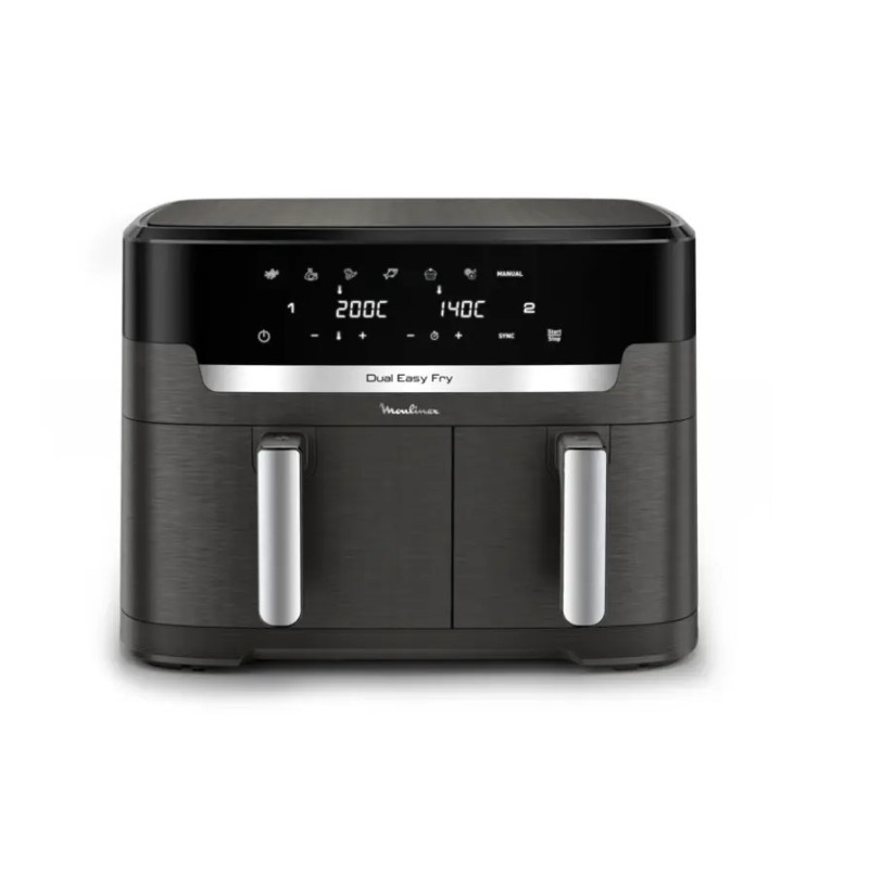 Friteuse sans huile Moulinex XXL DUAL EASY FRY EZ942HF0 Noir