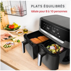 Friteuse sans huile Moulinex XXL DUAL EASY FRY EZ942HF0 Noir