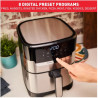 Moulinex Easy Fry & Grill Digital 2-en-1 Friteuse sans huile + grill, Capacité 4,2 L, 8 programmes automatiques EZ505D10