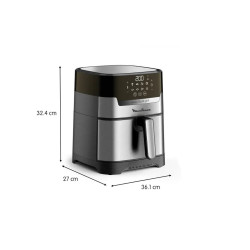 Moulinex Easy Fry & Grill Digital 2-en-1 Friteuse sans huile + grill, Capacité 4,2 L, 8 programmes automatiques EZ505D10
