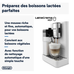 Expresso avec broyeur Delonghi FEB4455.W RIVELIA LATTE