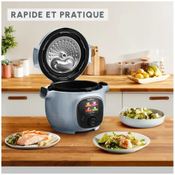 Multicuiseur Intelligent Cookeo Mini Blue Ce880410 Moulinex